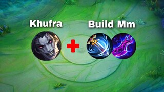 BEGINI JADINYA KHUFRA PAKAI BUILD MM🗿 - MLBB