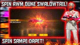 SPIN WEAPONS ROYALE TERBARU AWM DUKE SWALLOWTAIL BISA BAWA LOBBY | GARENA FREE FIRE INDONESIA
