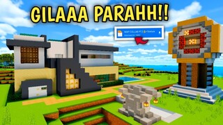 MAP RUMAH FULL REDSTONE PALING GILAAAA SEDUNIA!! - Map Showcase Minecraft #120