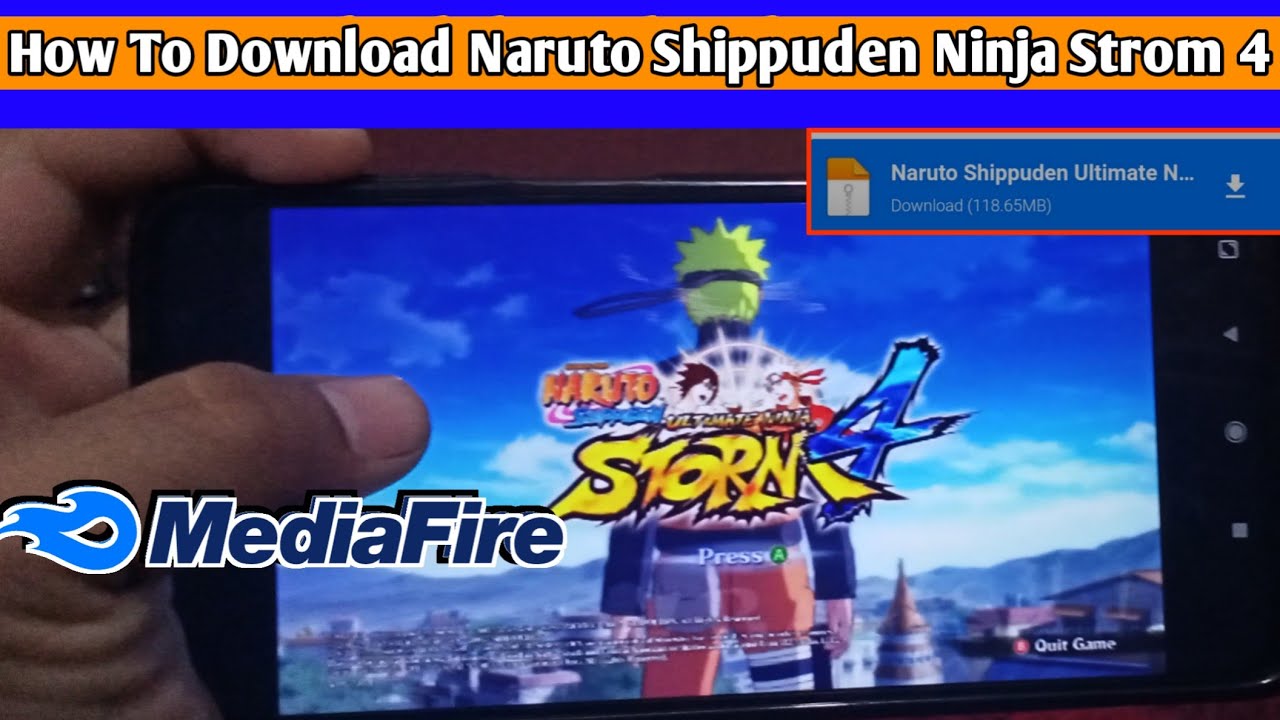 How To Download Naruto Ninja Storm 4 On Android/ISO|Naruto Shippuden Ultimate  Ninja Storm 4 Mobile - BiliBili