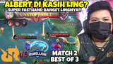 WOHOOO LING ALBERTOOO KELUARRR !! MASIH FAST HENG BANGET NI ORG LINGNYA!! RRQ VS RBL MATCH 2