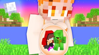 MIA the PARENT for MAIZEN and MIKEY in Minecraft! - Funny Story (JJ TV)