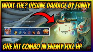 SUPER INSANE DAMAGE ONE HIT COMBO by FANNY  | MLBB