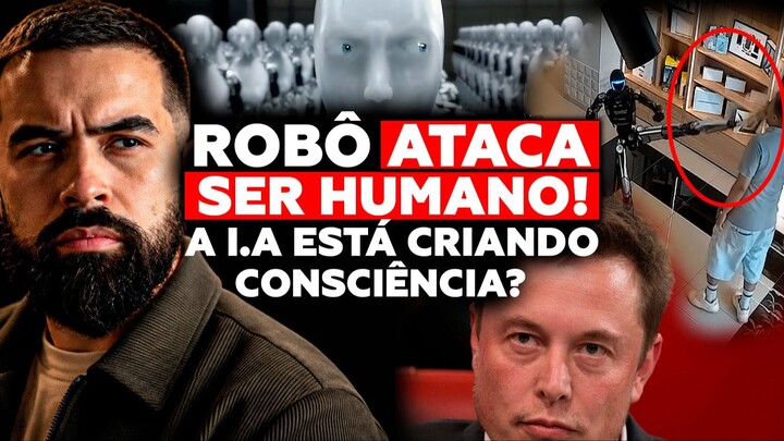 ROBÔ ATACA HUMANO EM LOJA! A I.A ESTÁ TOMANDO CONSCIÊNCIA??