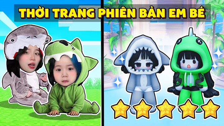 Mèo Simmy Và Sammy Chơi Game Thời Trang Phiên Bản Em Bé Đáng Yêu Trong Roblox