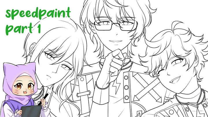 [SPEEDPAINT] Part 1 Switch - Ensemble Stars Fanart!