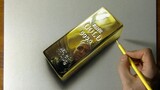Make gold bars by painting.