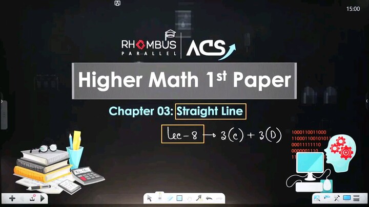 Highermath 1st Chapter-3,(Straight Line),Lecture-8, HSC26