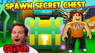 Spawning Secret Chests At Command in Roblox Tapping Simulator