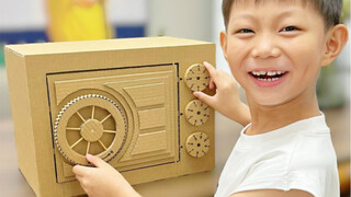 Homemade gear safe, you need to enter the password first and then turn the gear to open it