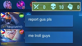 GUSION 10X FEED PRANK😂 I SHOWED THEM MY ULTRA FAST HANDS!!