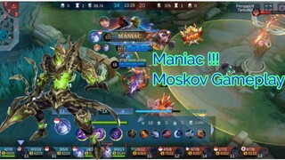 Moskov Spear of Bone dragon turun gunung..musuh auto dibantai!!! | MLBB Mobile Legend