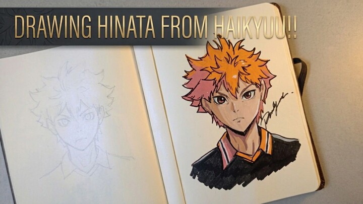 coloring Hinata shoyo from Haikyu