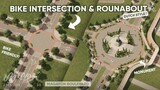 Building Dutch Style Junctions ( BIKE INTERSECTION & ROUNADABOUT) - Cities: Skylines Magayon EP30