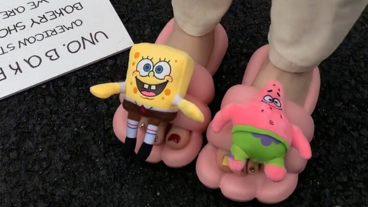 No way! How can these SpongeBob slippers be so cute?