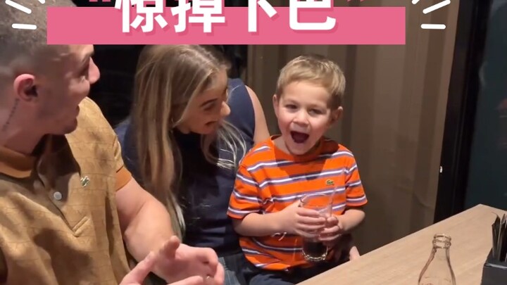 "Watch me perform magic" Dad interacts with cute baby