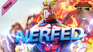 They NERFED ALL MIGHT without telling us.... (My Hero Academia: Strongest Hero)