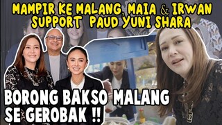 RAYAKAN ULTAH PAUD YUNI SHARA DI MALANG , MAIA DAN IRWAN MUSSRY DISUGUHI SEMUA KULINER KHAS MALANG
