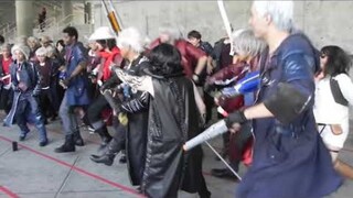 The devils are dancing wildly. Finally, I can hear clearly what they are singing. Devil May Cry 5 Ne