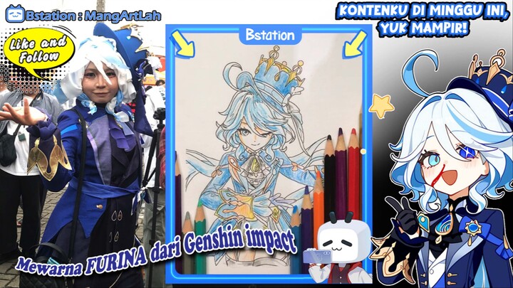 Mewarna FURINA dari Genshin Impact