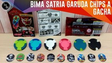 [ GACHA ] Bima Satria Garuda Battle Chips Collection A Tokusatsu Indonesia Ray Bramasakti Ishimori