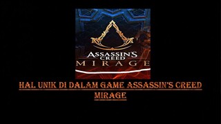 Hal menarik yang dapat kamu temukan didalam Game Assassin Creed's Mirage