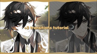 +3 transitions tutorial [Alight motion] #20 ♡