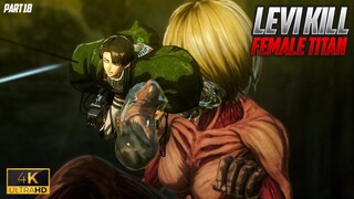 Levi Killed Female Titan in Attack On Titan 2 Gameplay: No Commentary #18