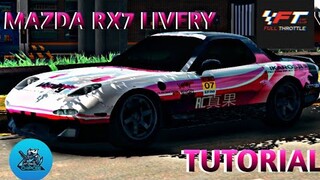 How to make a mazda rx7 livery| Car Parking Multiplayer