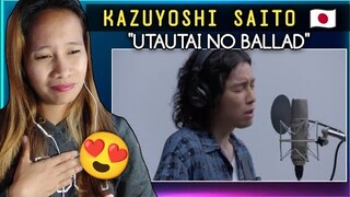 Kazuyoshi Saito - Utautai No Ballad / The First Take || Reaction