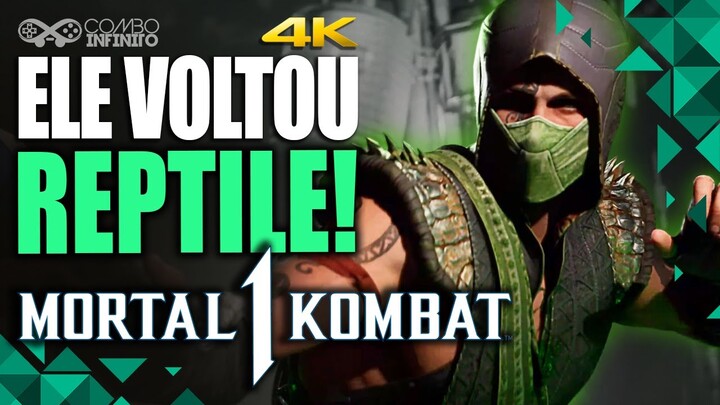 MK1: REPTILE, HAVIK, ASHRAH E SAREENA REVELADOS! React do Novo Trailer com História!