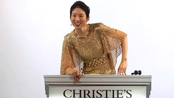 陈良玲女士主持拍卖25克拉黄钻，1650万成交，全程无尿点！