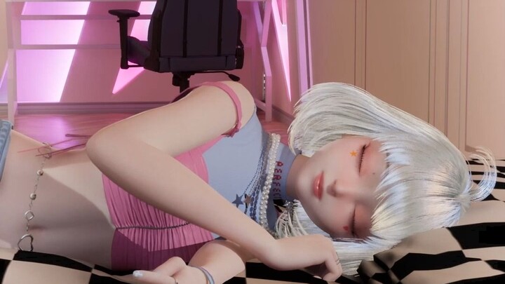 当星瞳在你面前睡着……