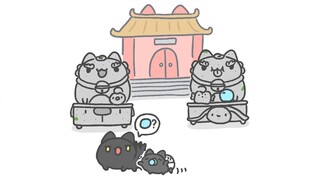 Singa Batu Kapo tidak akan kesepian lagi setelah melahirkan bayi serangga kucing hitam