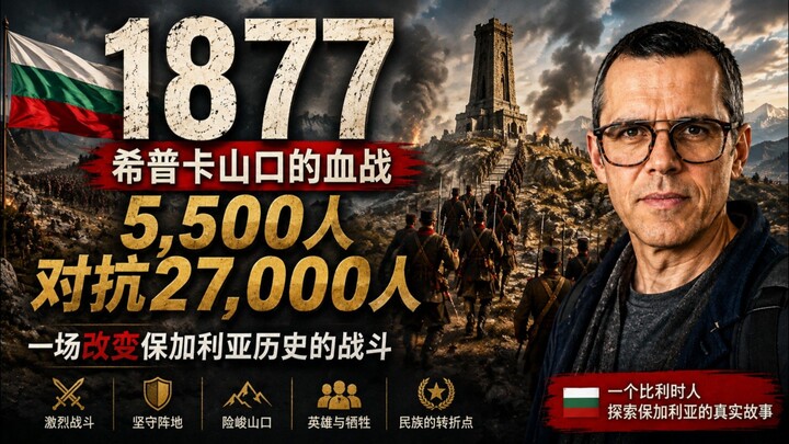 1877：希普卡山口的血战——5,500人对抗27,000人