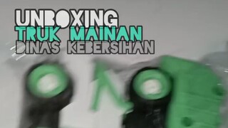 UNBOXING - Truk Mainan / Mobil Mobilan Obeng - Dinas Kebersihan