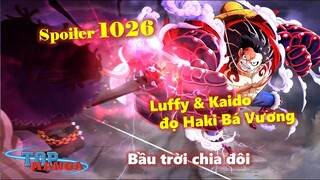 [Spoiler OP 1026]. Luffy & Kaido đọ Haki Bá Vương, làm trời đất chia hai!