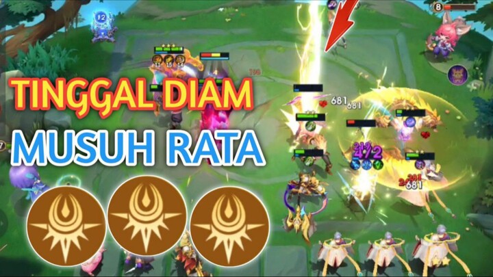 TINGGAL DIAM AJA MUSUH RATA AMA PETIR