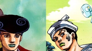 Touryu and Higashikata Josuke: Black and White