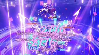 ELECTRO KAZUHA WITH AGGRAVATE IS INSANE