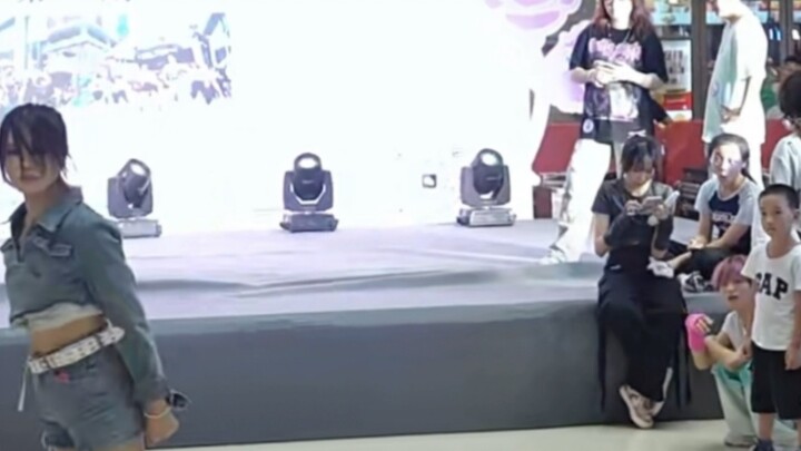 Halfway through the dance, I realized I was the only one on the stage. I wanted to find a hole to hi