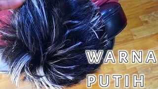 highlight rambut warna putih, warna rambut keren pria