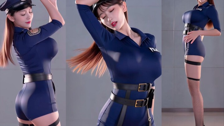 ❤~Chị cảnh sát ơi, "Lắc lắc lắc" đã chinh phục bạn rồi~ Màn hình dọc