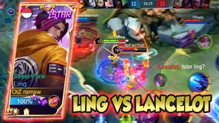 LING VS LANCELOT, SENGIT HARDGAME 30 MENIT !!! - LING FASTHAND GAMEPLAY #27