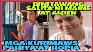BINITAWANG SALITA NI MAINE AT ALDEN TUMATAK SA PUBLIKO