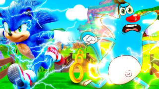 Roblox Oggy กลายเป็น Super Sonic กับ Jack Sonic Simulator Rock Indian Gamer