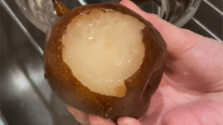 南方人第一次吃冻梨 ！！竟然要瞒着爸妈吃！？
