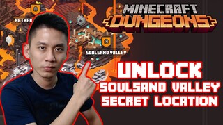 Guaranteed Secret Location Spawn In Crimson Forest To Unlock Soulsand Valley Minecraft Dungeons