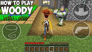 HOW TO PLAY SHERIFF WOODY TOY STORY, BUZZ LIGHTYEAR in MINECRAFT - GAMEPLAY