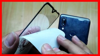 How To Apply Galaxy A10 Tempered Glass Full Screen Protector